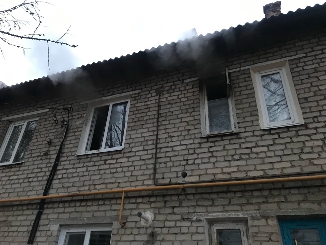 На пожаре под Владимиром эвакуировали 10 человек