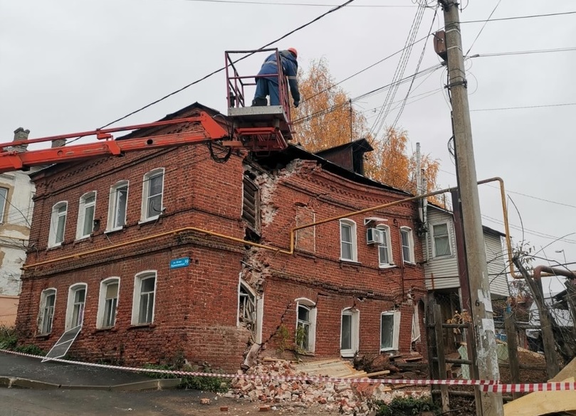 Владимирская прокуратура начала проверку по факту частичного обрушения дома на Летне-Перевозинской
