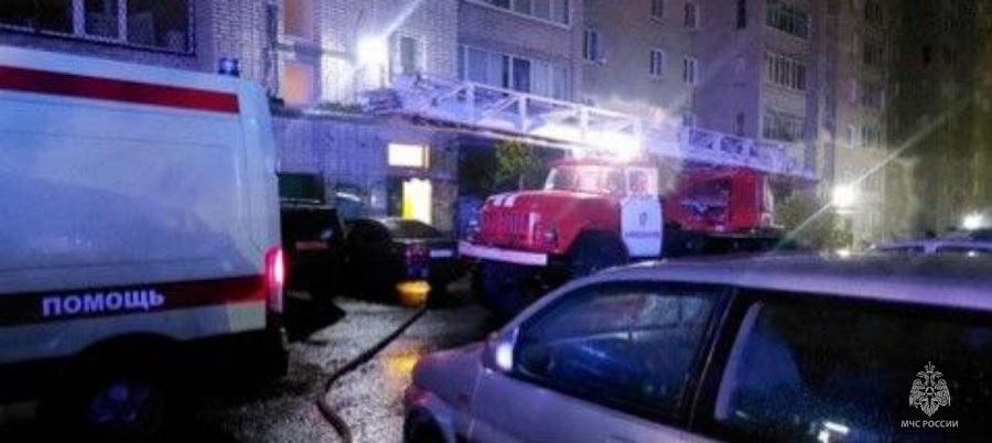 Из горящего дома в Александрове эвакуировали 6 человек 