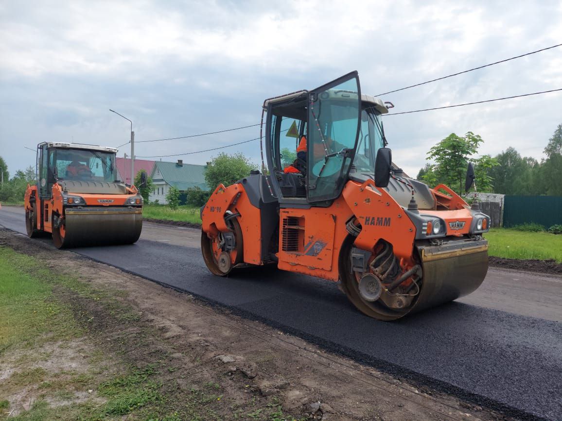 В селах Собинского района появились новые асфальтированные дороги