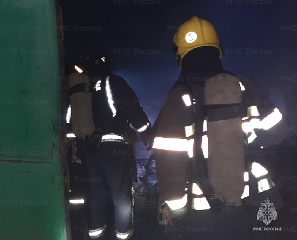 В Александровском районе при пожаре пострадал человек 