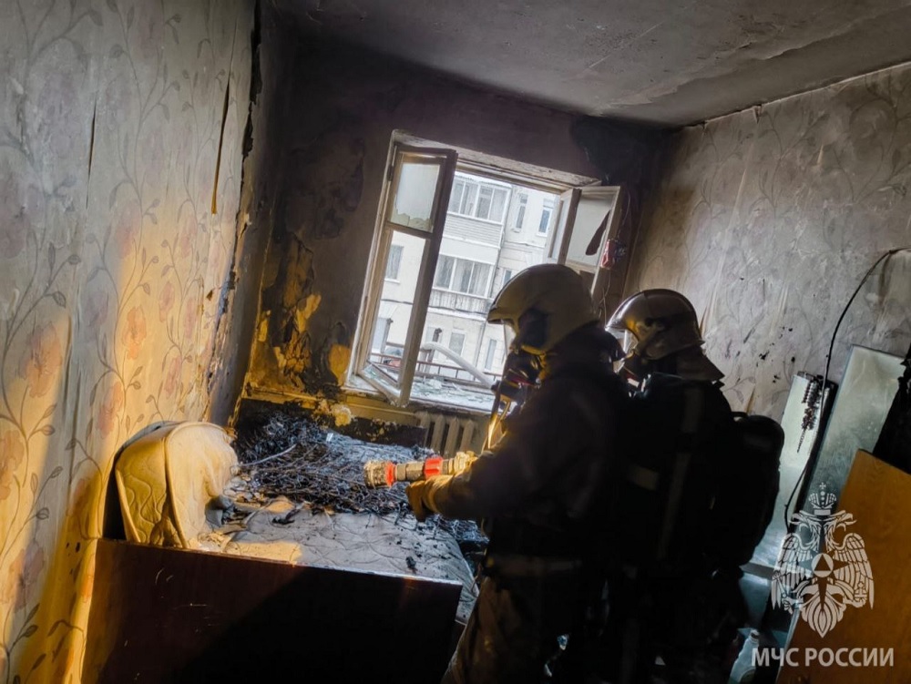 Во Владимире при пожаре погиб человек 