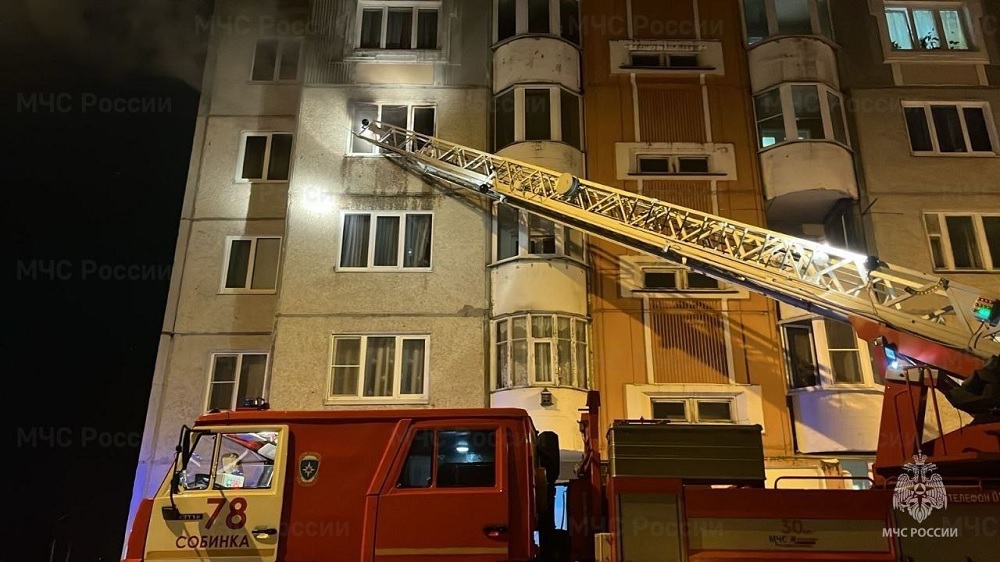 Из горящего дома в Собинке эвакуировали 15 человек 