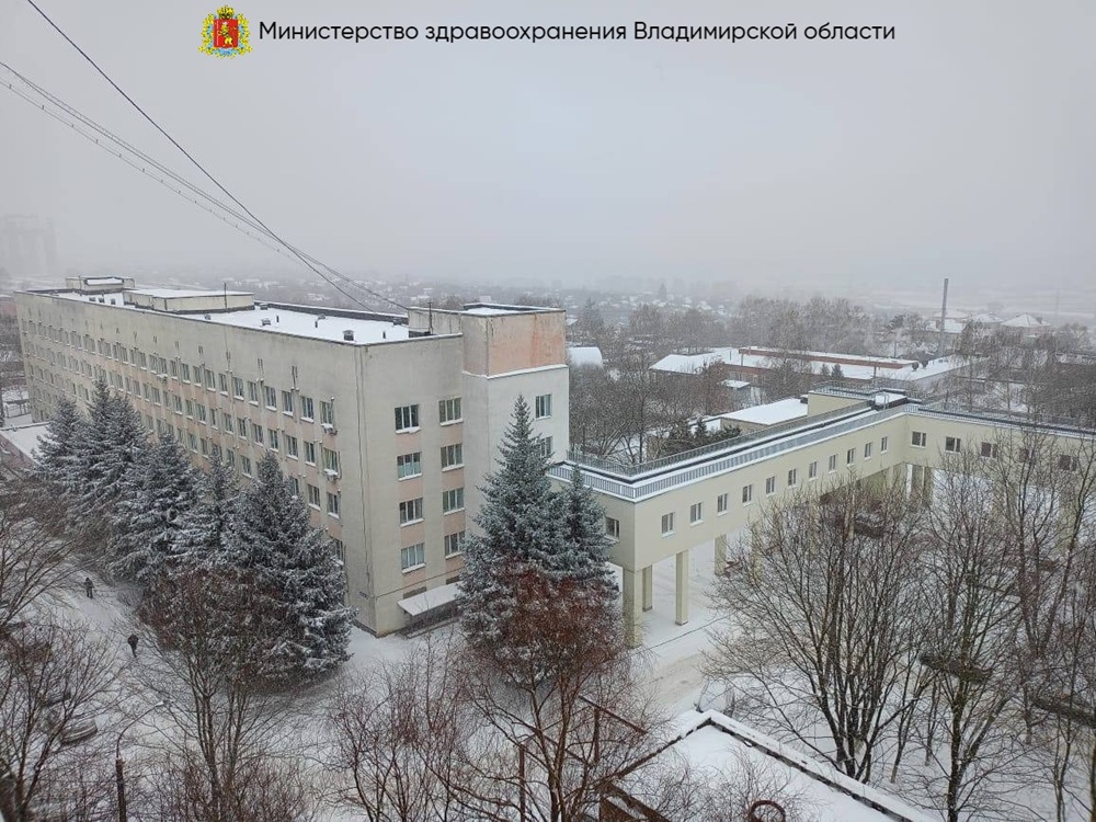 В Городской клинической больнице №5 Владимира открыли отапливаемый надземный переход