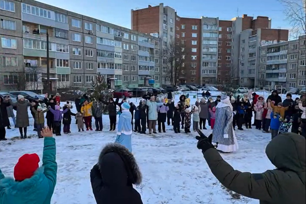В каких дворах во Владимире уже завтра пройдут дворовые ёлки