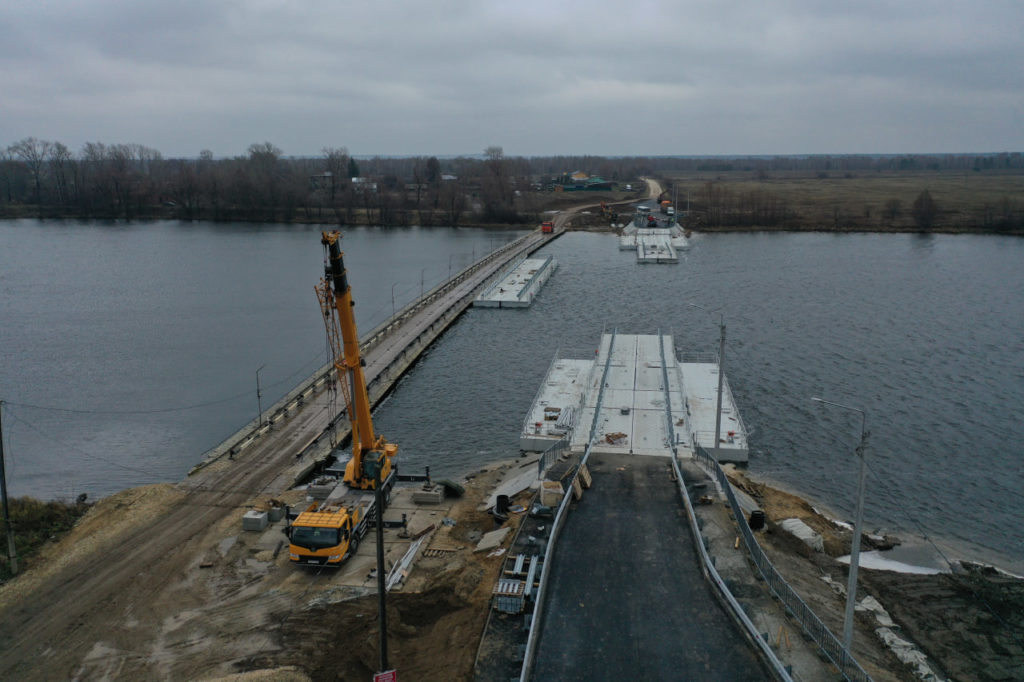 В Меленковском районе отремонтировали мост