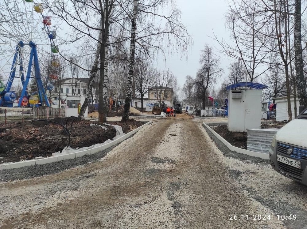 В Муроме после вмешательства прокуратуры завершили благоустройство Окского парка 