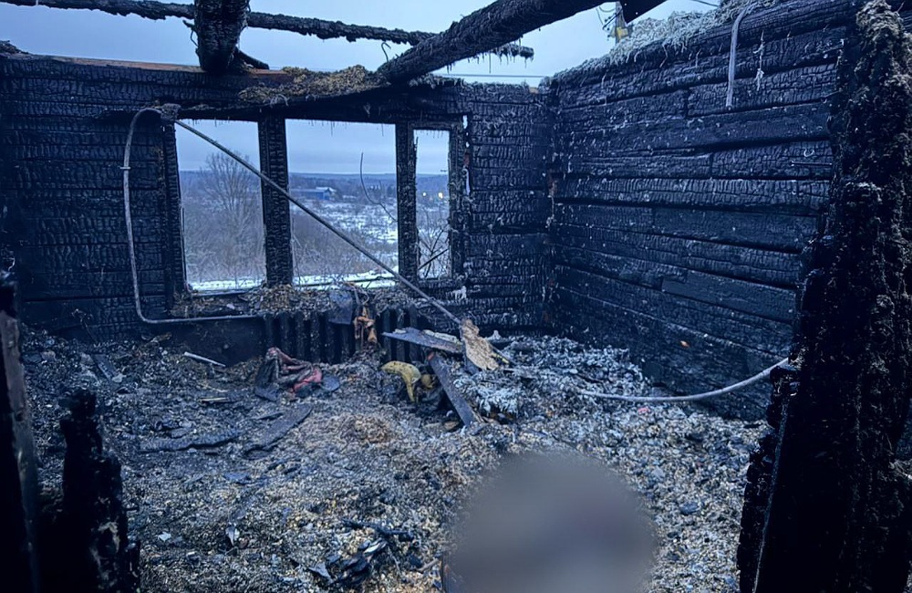Следком проводит проверку по факту гибели мужчины при пожаре в Александровском районе