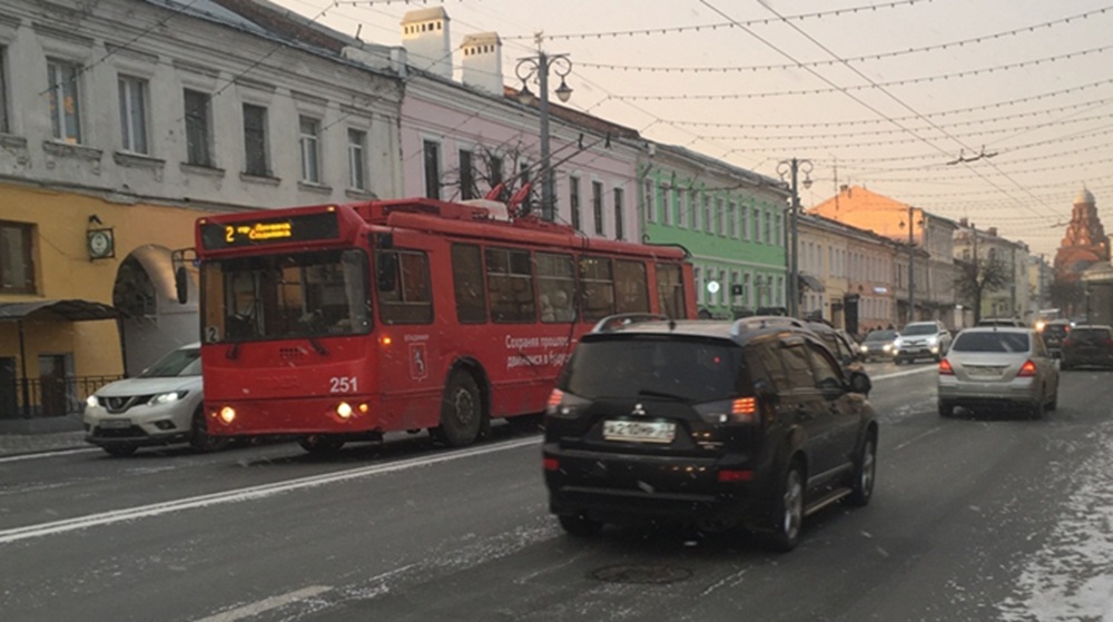 Во Владимире на время ограничили движение троллейбусов по трем маршрутам