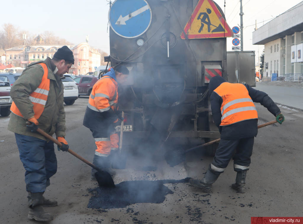Во Владимире отремонтируют 59 улиц с использованием 86 тонн асфальта в 2025 году