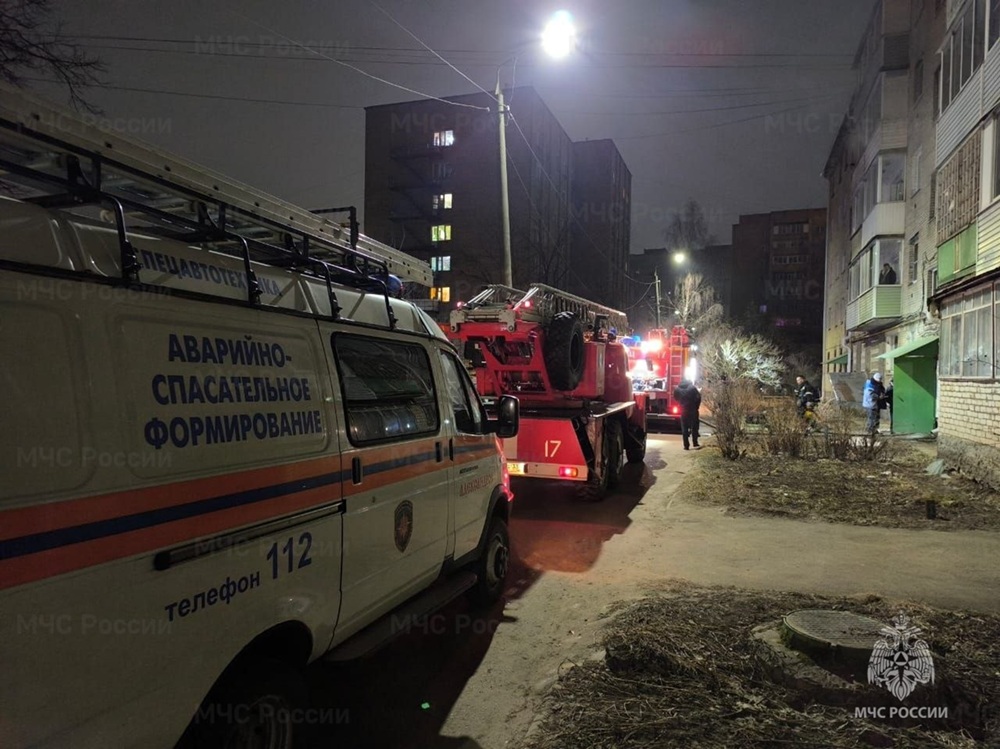 Причиной пожара в Александрове могла стать непотушенная сигарета 