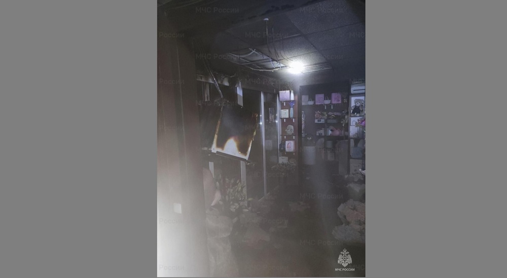 Во Владимире из горящего цветочного магазина эвакуировали 5 человек