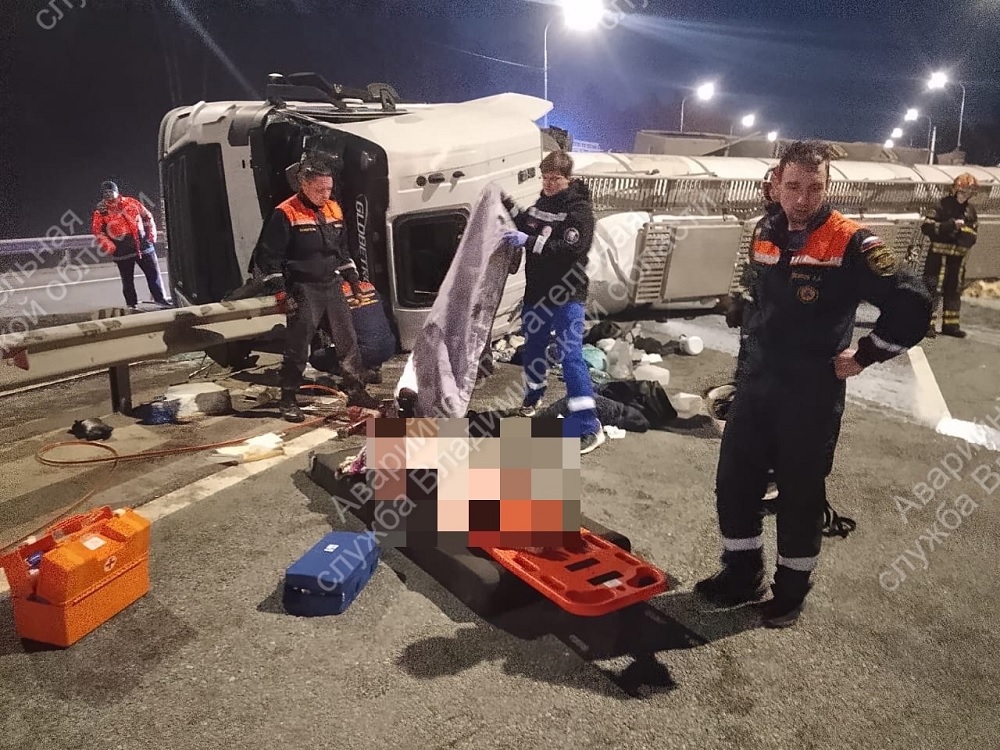 В результате ДТП на трассе М-12 в Судогодском районе погиб водитель большегруза 