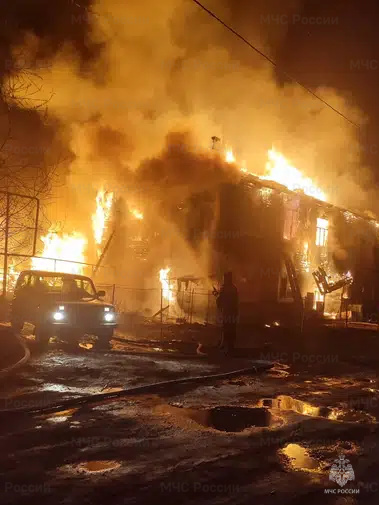 Стали известны подробности крупного пожара в Юрьев-Польском