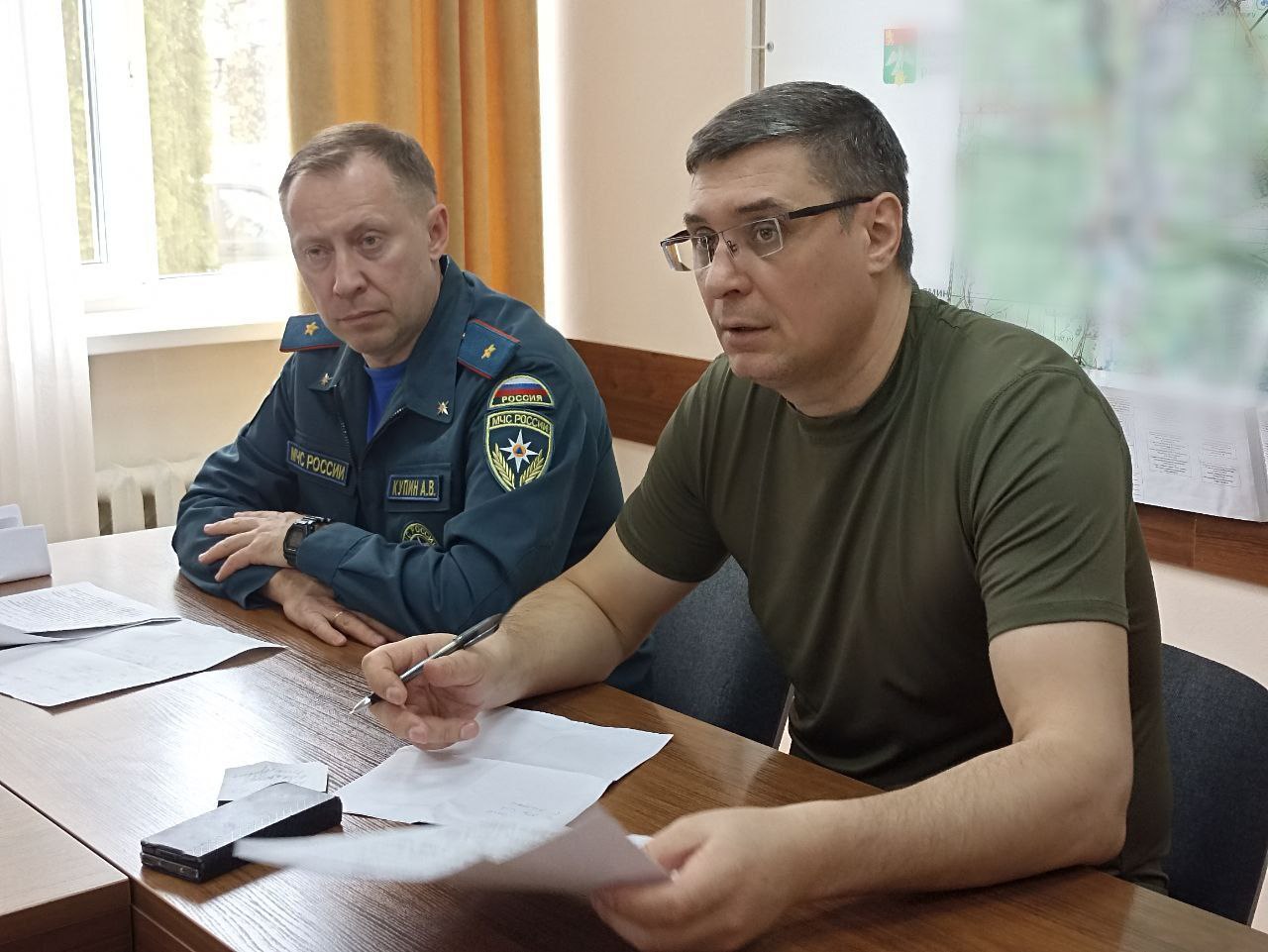 В Киржачском районе продолжается детонация снарядов