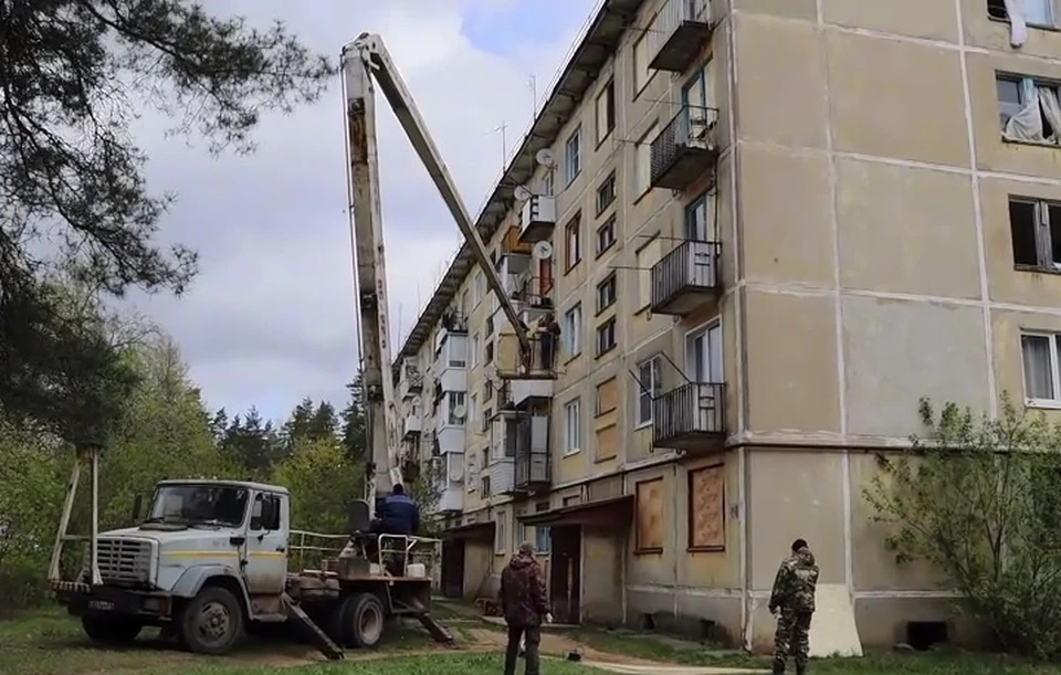 В Киржачском районе стартовали работы по восстановлению жилых домов
