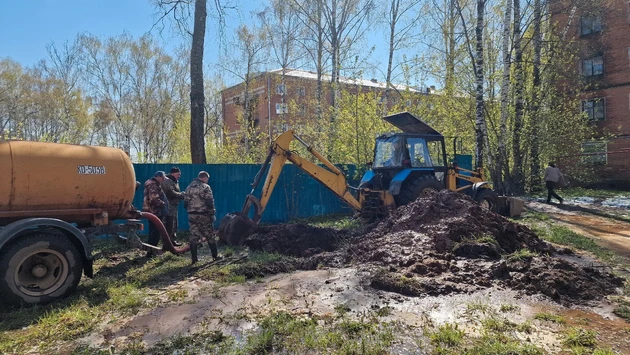 В Александровском районе продолжают ликвидировать последствия снегопада