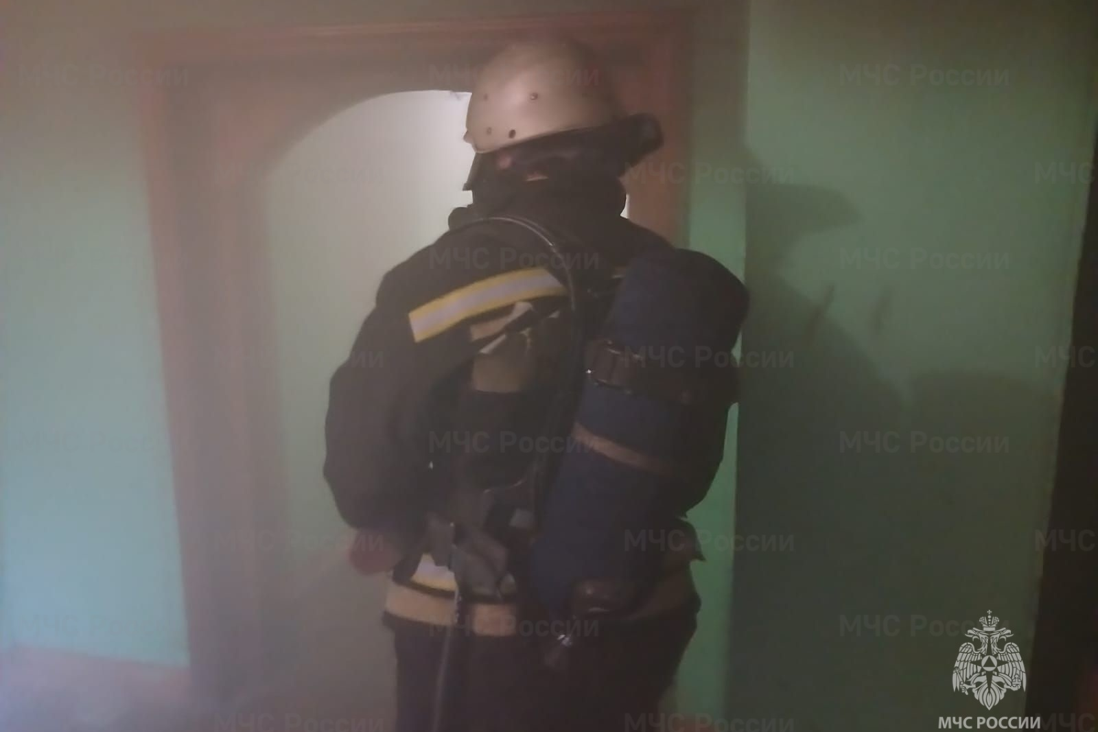 Из пожара в муромском многоквартирном доме эвакуировали десять человек