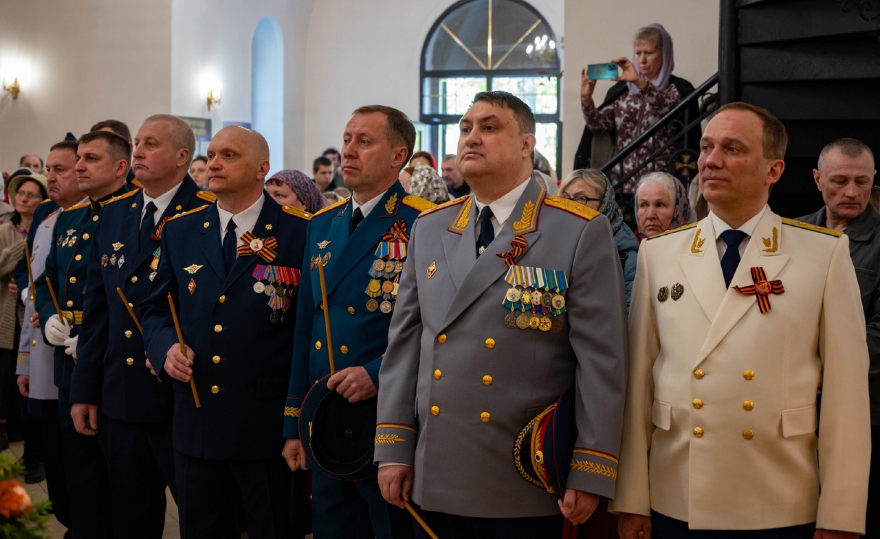 9 Мая во владимирском храме Казанской иконы Божией Матери отслужили благодарственный молебен