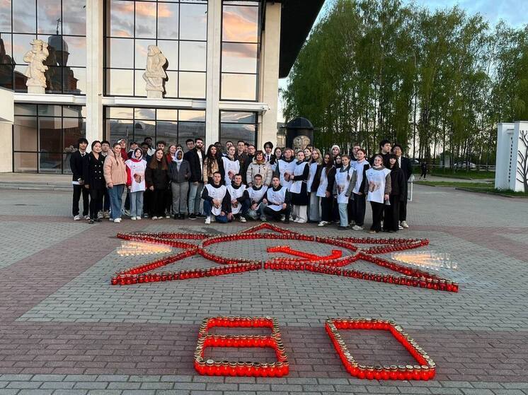 Во Владимире зажглась «Огненная картина войны»