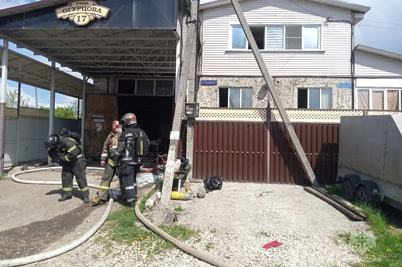 Жилой дом загорелся в селе Добрыненское Суздальского района