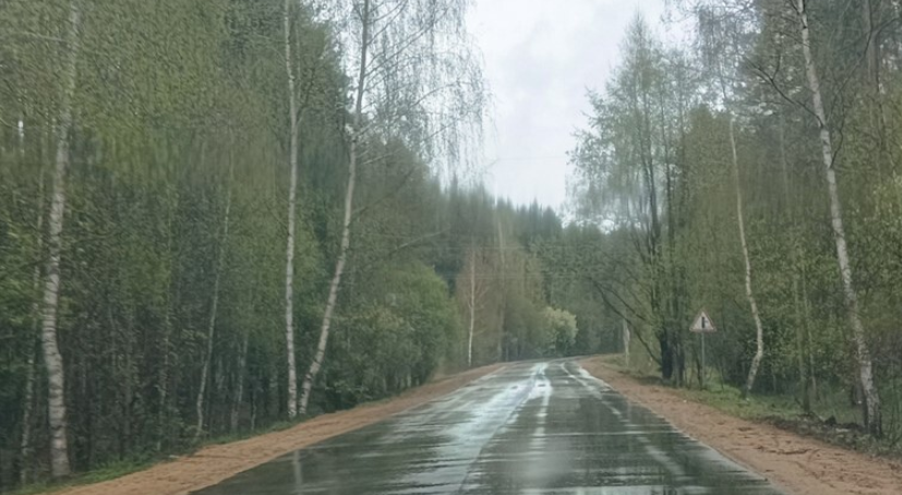 В Киржачском районе обновили более километра асфальтового покрытия