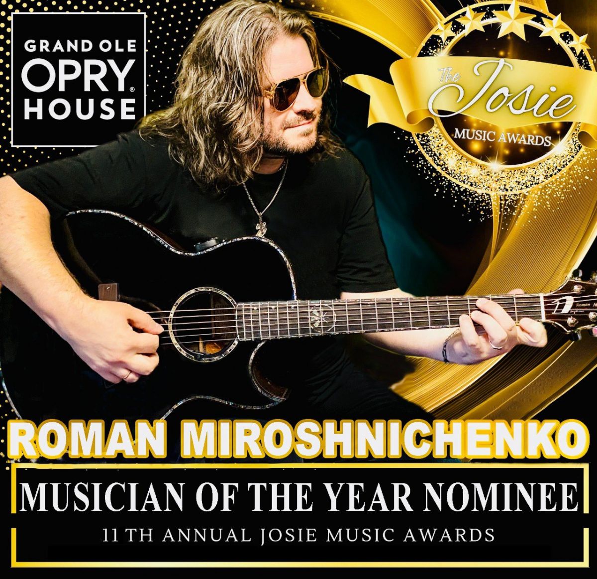 Владимирский гитарист Мирошниченко номинирован на премию «Josie Music Awards»