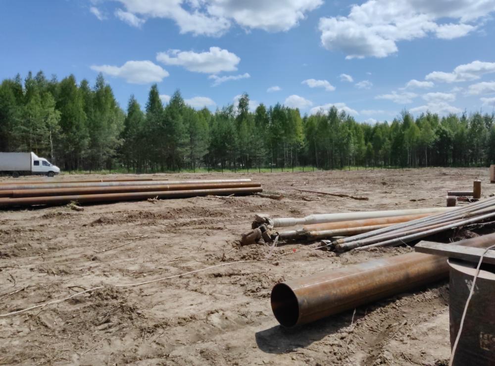 В село Павловское Владимирской области завезли оборудование для реконструкции водопровода