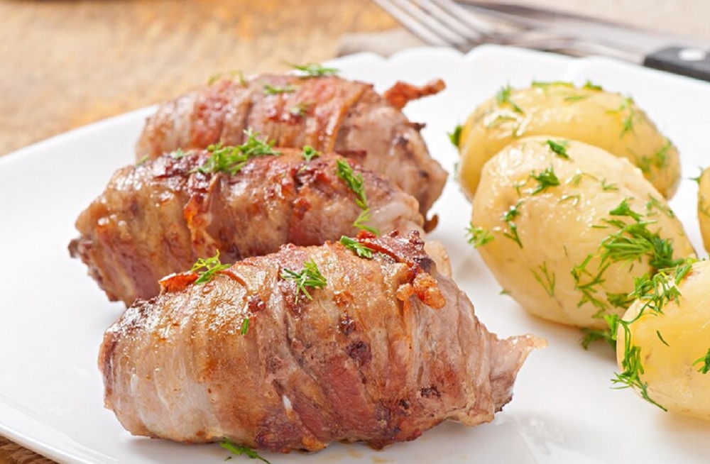  пикантный картофельный шашлык с беконом – новый хит сезона