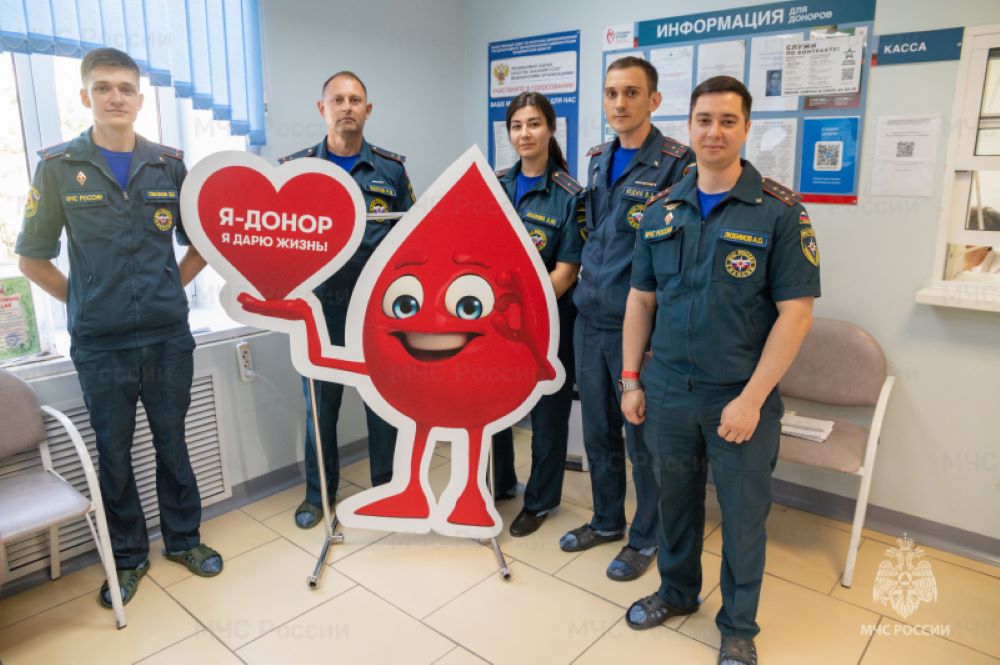Владимирские спасатели пополнили региональный банк крови