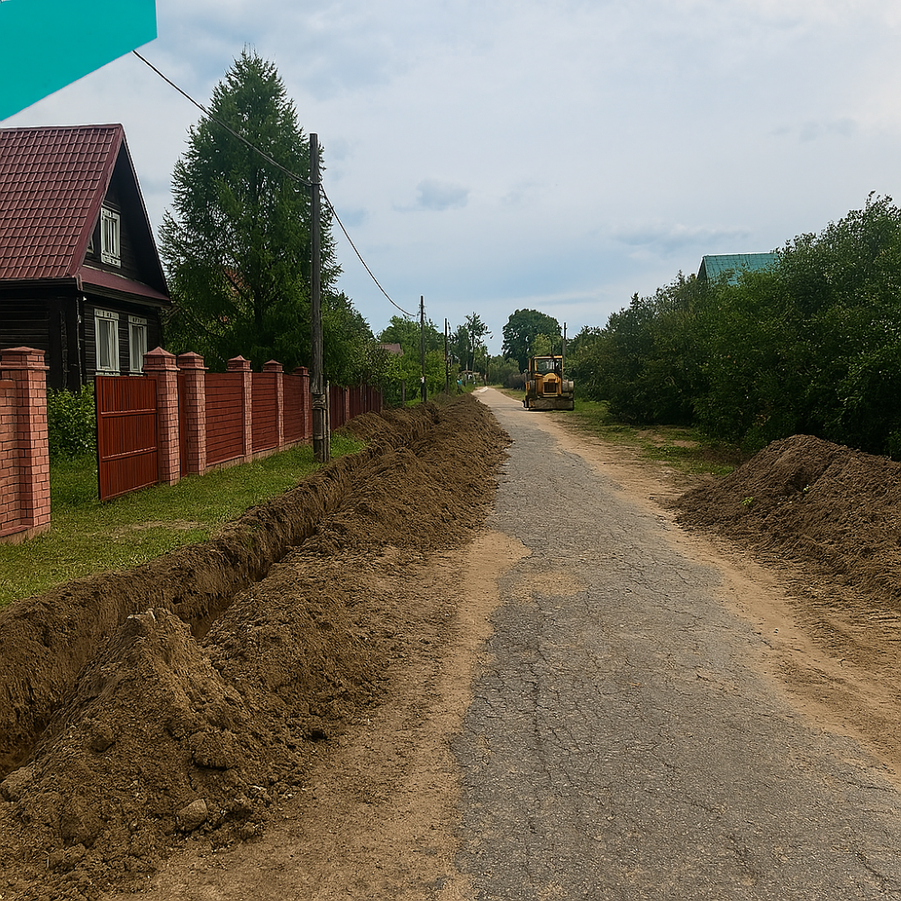 В деревнях Собинского района прокладывают газовые сети за пятнадцать миллионов рублей