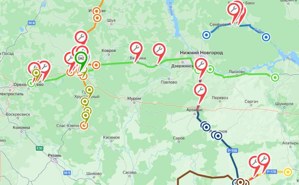Во Владимирской области ограничили движения на трассах М‑7 и Р‑132 с 21 июля