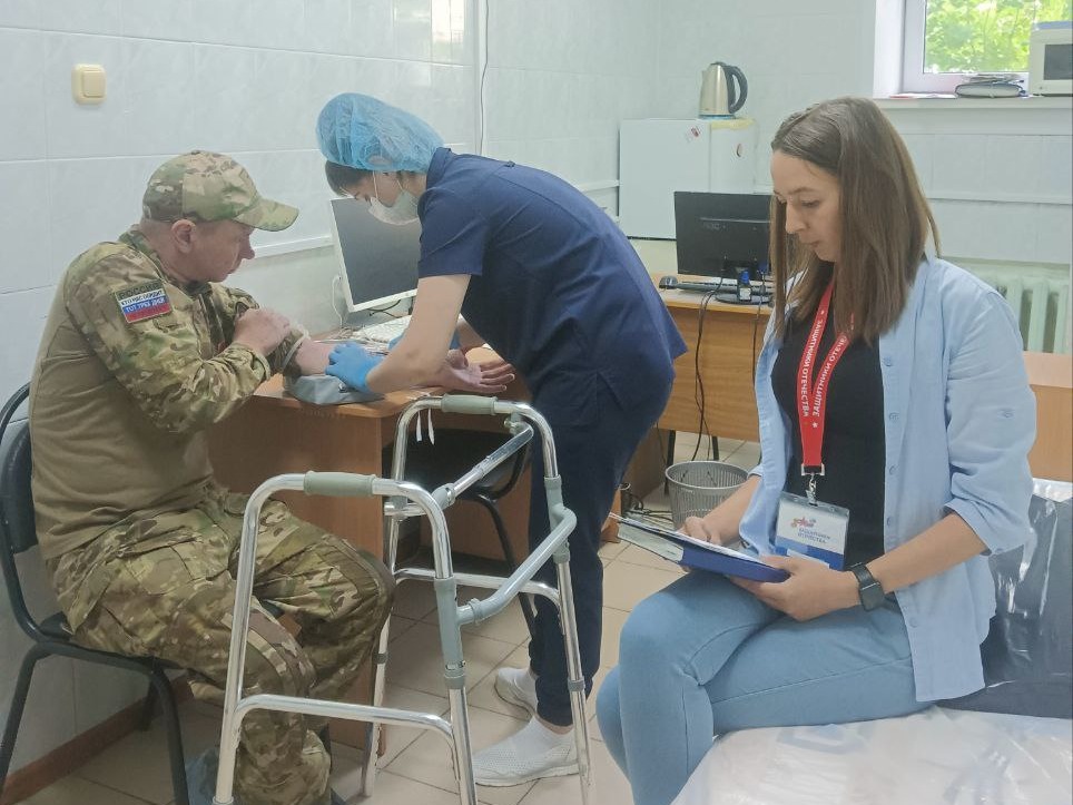 В поликлинике Владимира прошли диспансеризацию 15 бойцов за неделю