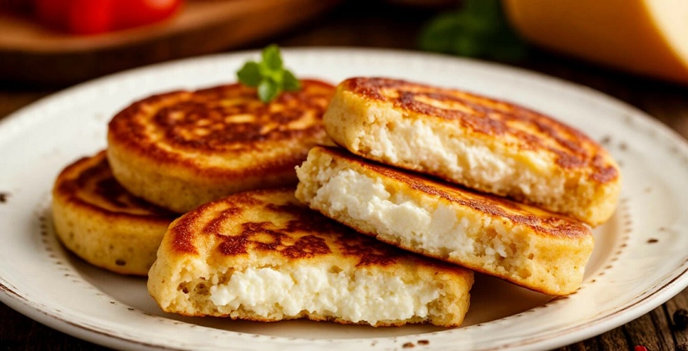 Если дома есть творог и батон, то готовлю эту вкуснятину к завтраку вместо ватрушек и оладьев - дети просто в восторге 
