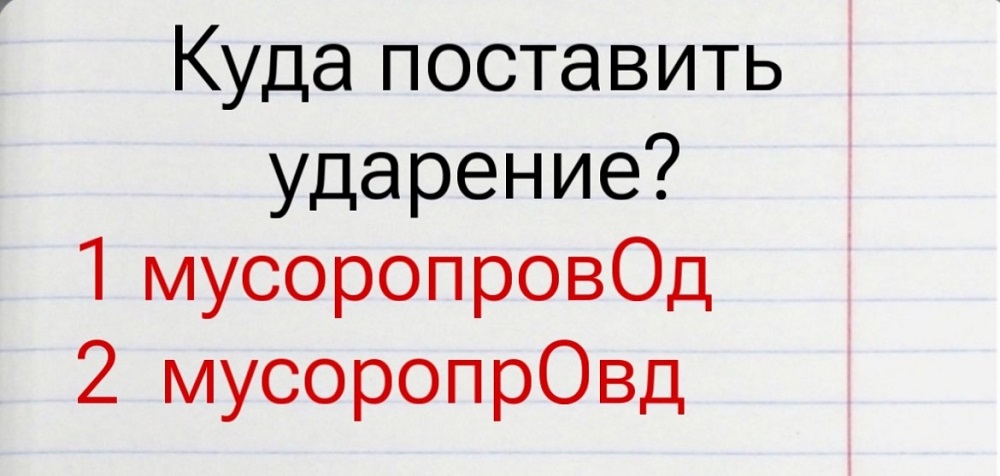  «МусоропрОвод» или «мусоропровОд» — какой из этих вариантов правильный?  — тест по русскому языку