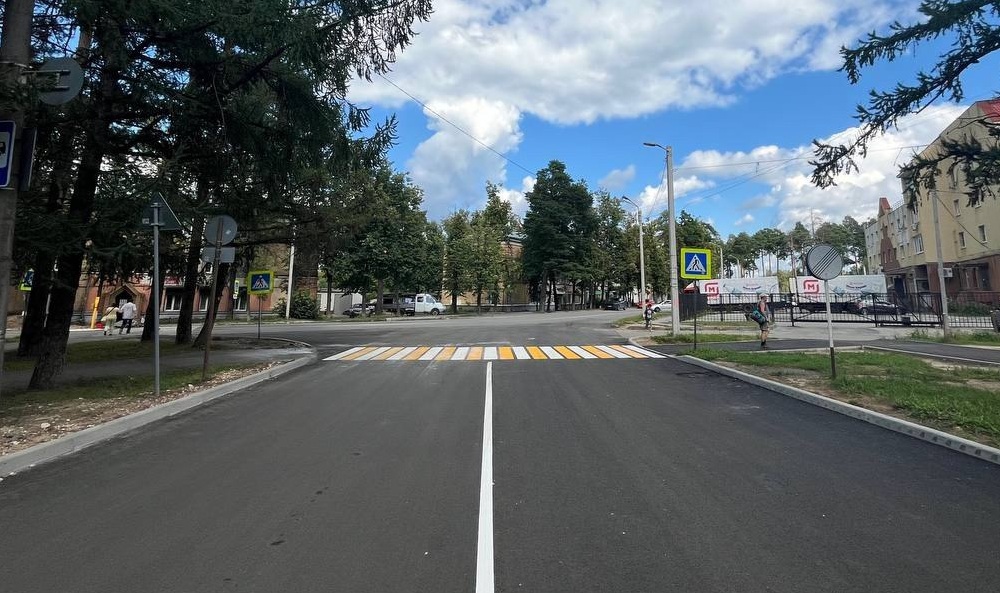 В Коврове отремонтировали дорогу на улице Чернышевского