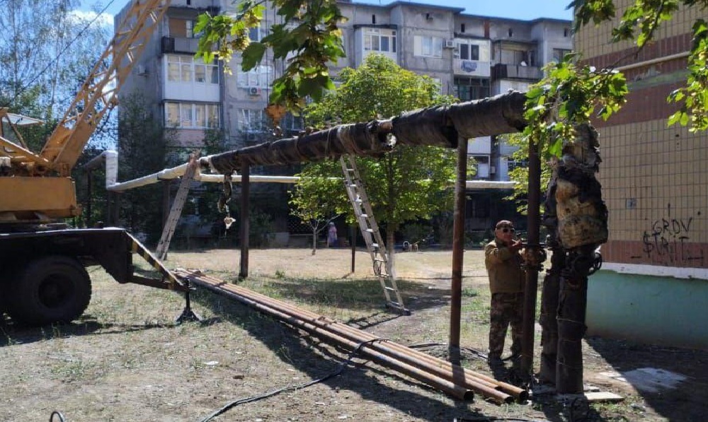 Владимирские специалисты помогают восстанавливать город Кировский в ДНР