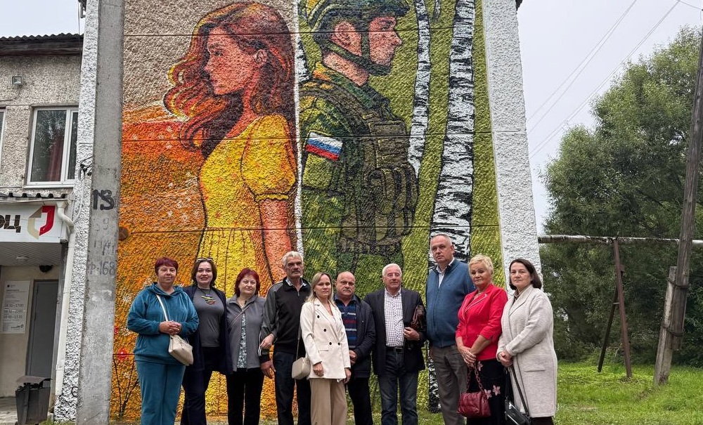 В Судогде открыли мурал в честь героев нашего времени