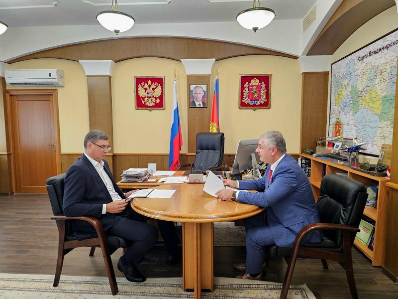 Губернатор Владимирской области обсудил с ректором ВлГУ рекордный наплыв абитуриентов