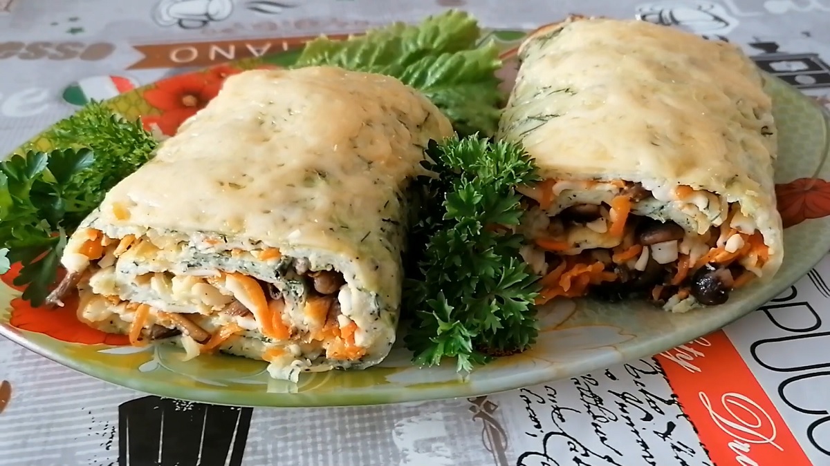  рецепт кабачкового рулета с сыром, который впечатлит гостей