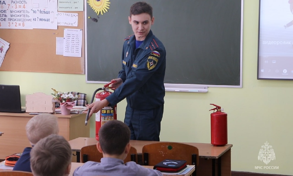 Во владимирской школе прошёл урок пожарной безопасности