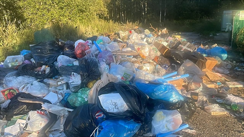В Киржачском районе после вмешательства прокуратуры налажен вывоз мусора