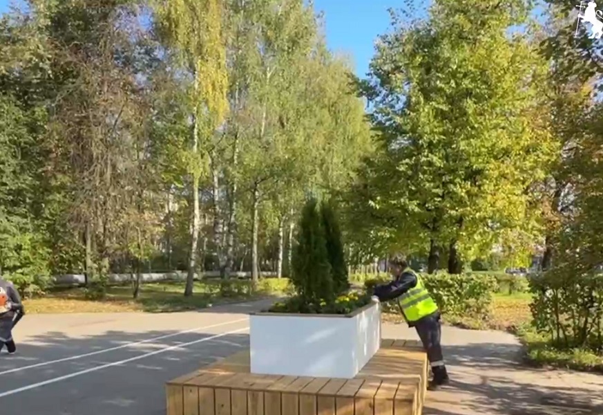 Во Владимире обустроили новую зону отдыха на проспекте Строителей
