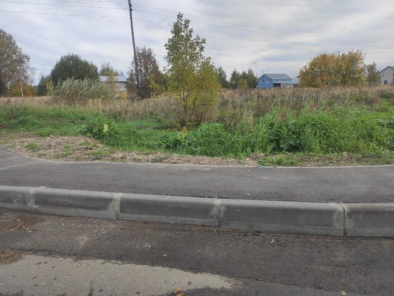 В Гороховце построили тротуар после судебного решения