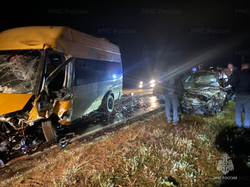 В Суздальском районе столкнулись два автомобиля у Менчаково