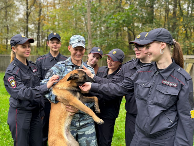 В Центре кинологической службы УМВД по Владимирской области прошли профориентационные занятия