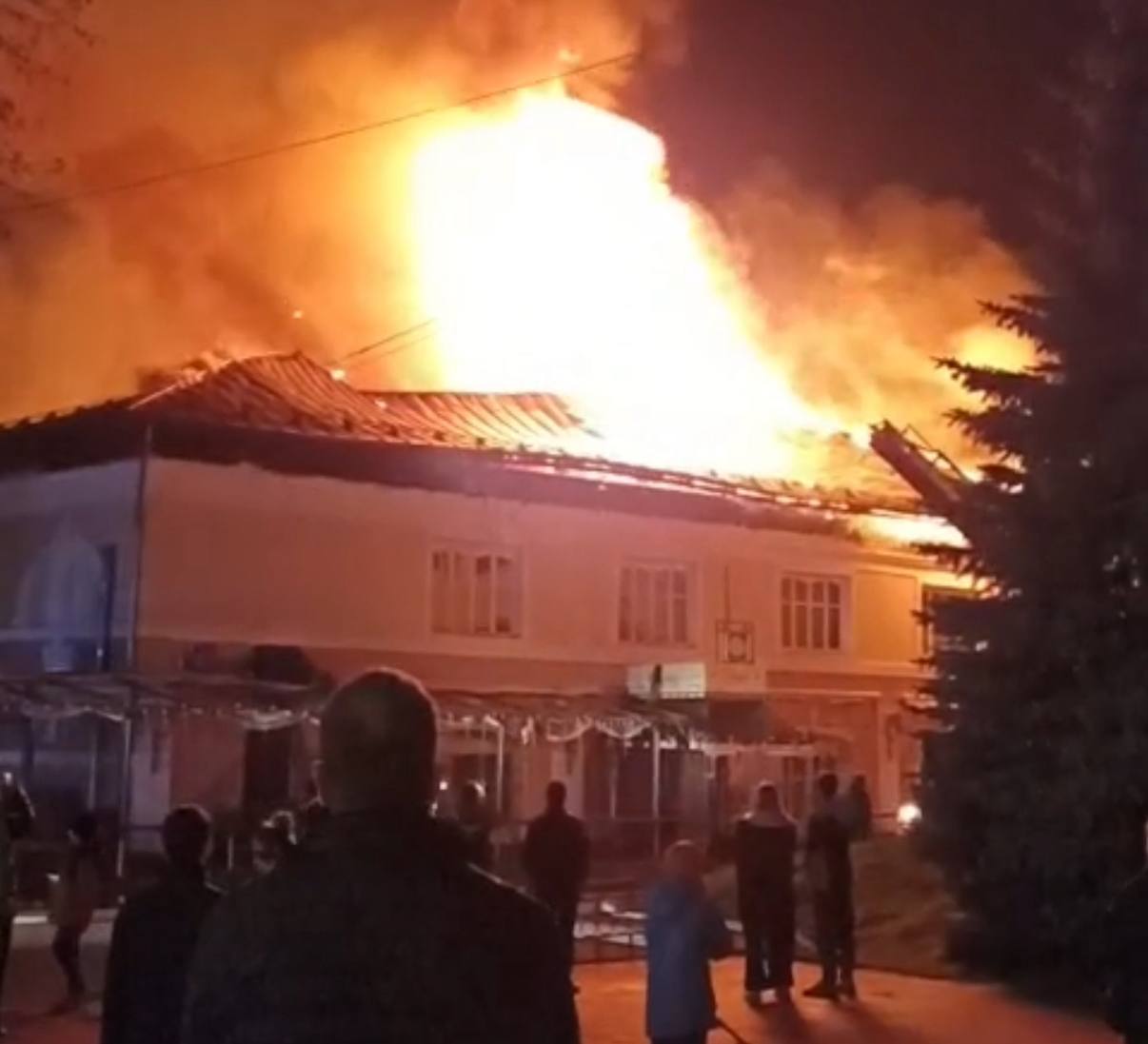 В Муроме произошел крупный пожар