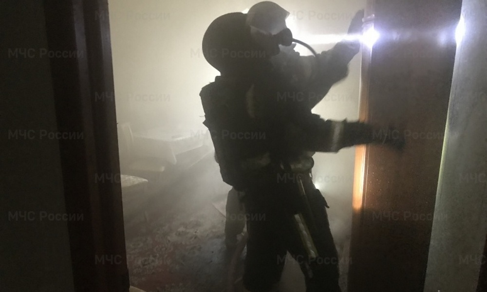Во Владимире сгорела квартира в кирпичном доме